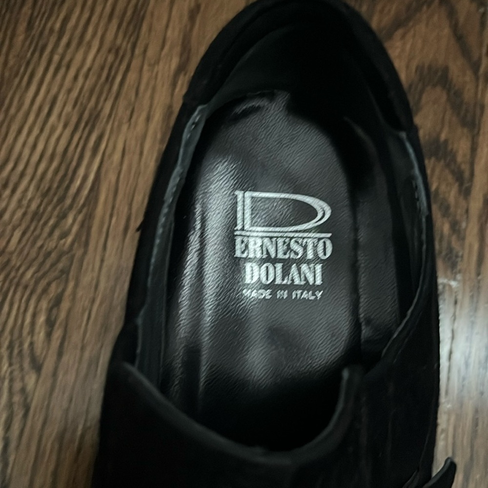 Ernesto Dolani shoes with pony hair and suede all leather inside and out